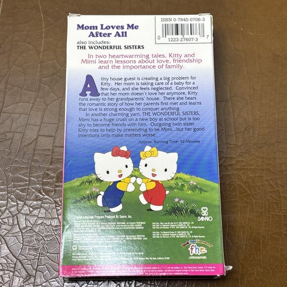 VHS F. H. E. Hello Kitty Mom Loves Me After All & Wonderful Sister 1995 Vol 5 - Picture 2 of 8